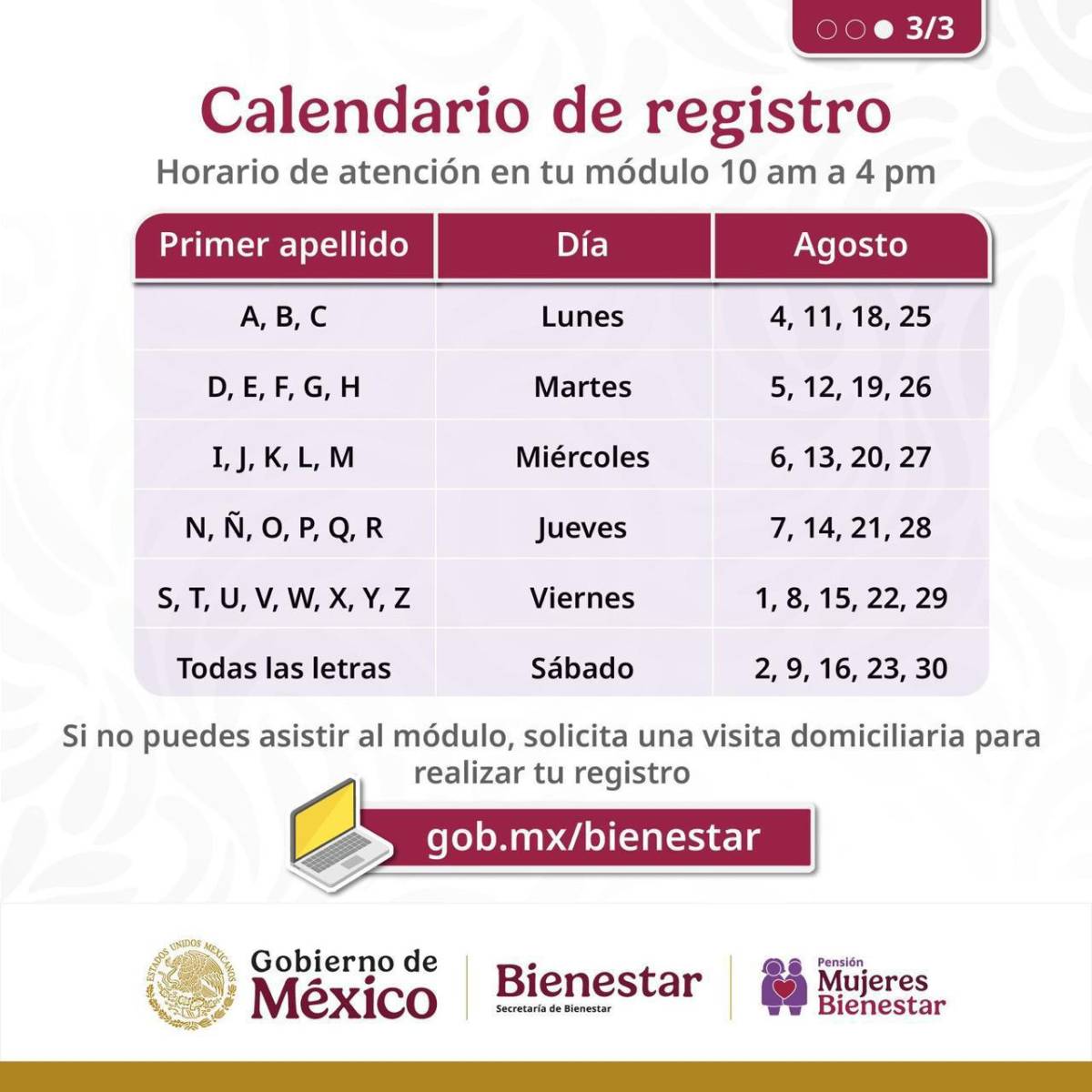 $!Pensión Mujeres Bienestar: documentos necesarios para registrarte y recibir 3 mil pesos