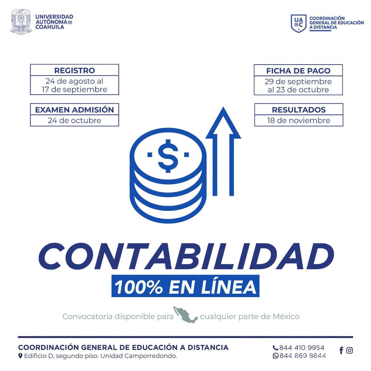 $!UAdeC abre convocatoria para licenciaturas 100% en línea rumbo a 2027