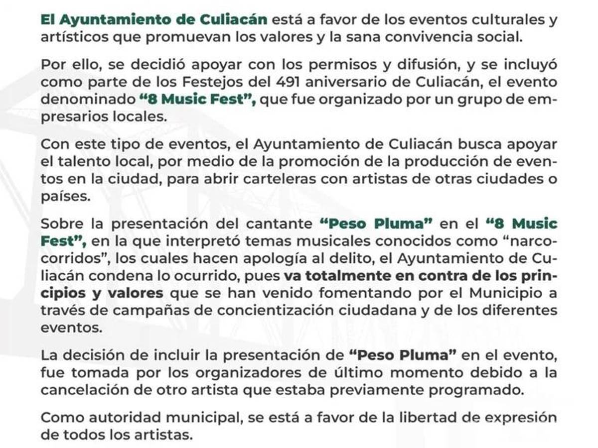 $!‘El Chapo’ Guzmán ‘apareció’ en festejos del 491 aniversario de Culiacán