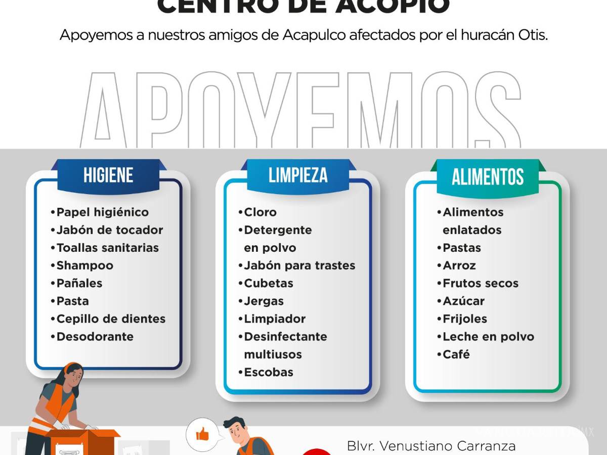 $!El periódico VANGUARDIA se convierte en centro de acopio.