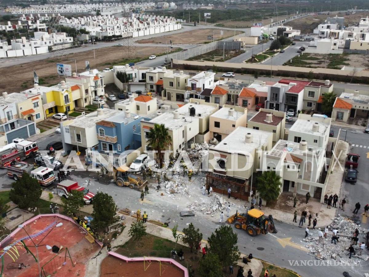 $!Vista actual tras el derrumbe de la vivienda.