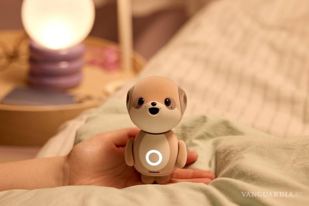 $!Imagen tomada de la pagina de la compañía japonesa de electrónica Sharp de su pequeño robot inspirado en una suricata que utiliza la IA llamado Poketomo.