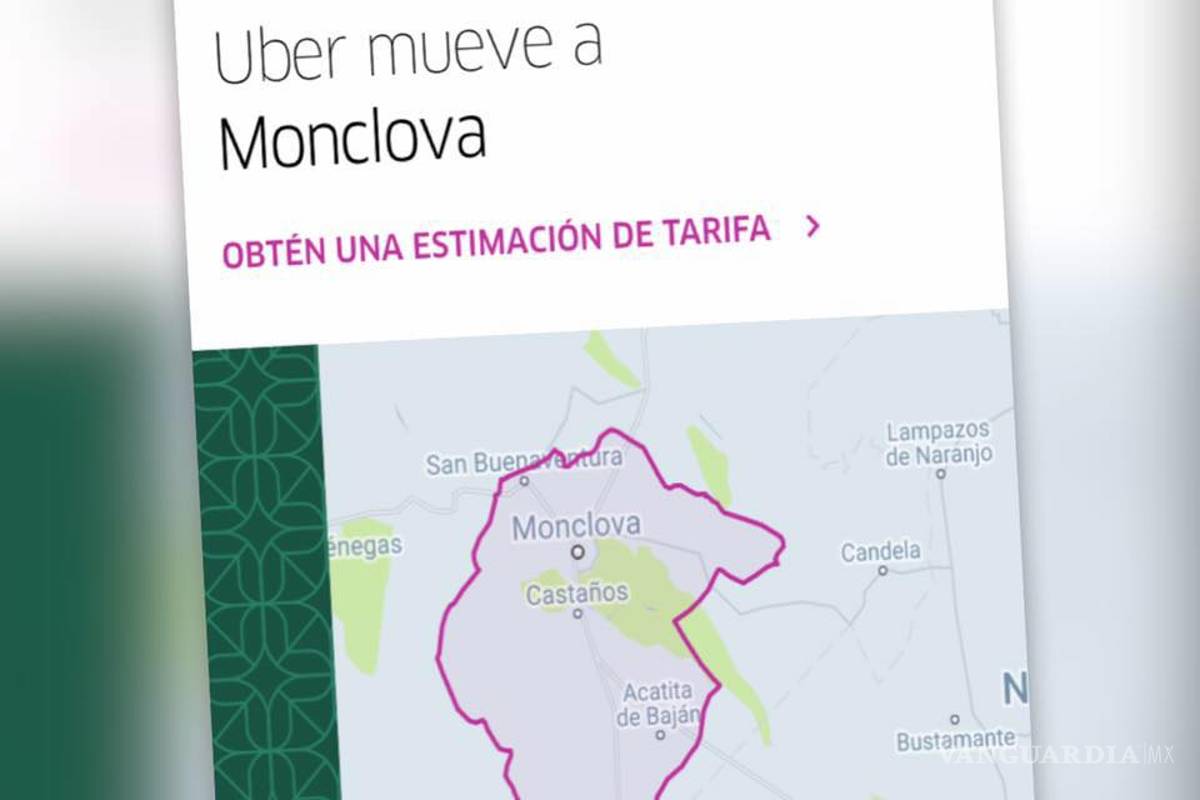 Uber llegaría a Monclova