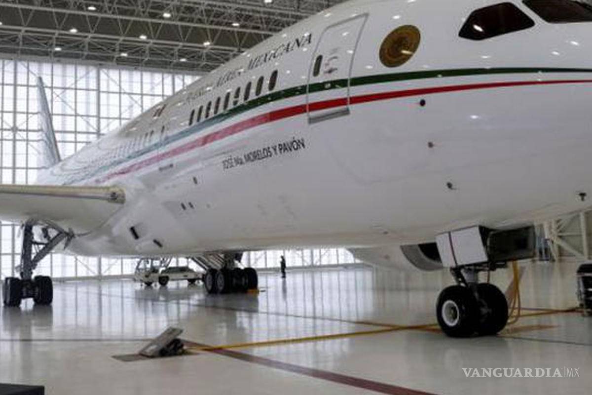 Si el avión presidencial se usa para vuelos comerciales dejaría pérdidas millonarias