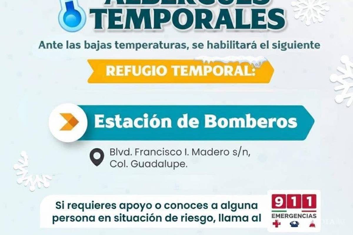 $!El albergue principal se ubica en las instalaciones del Cuerpo de Bomberos.