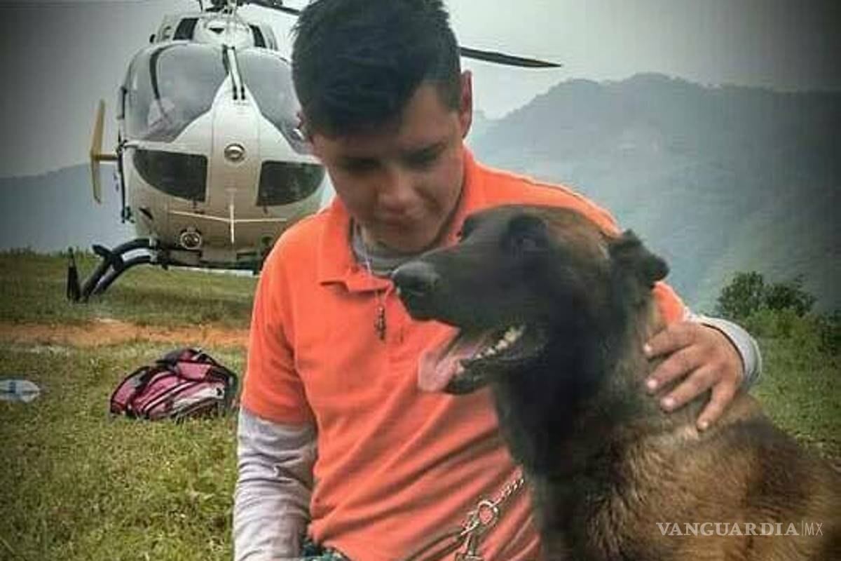 $!¡Chichi, el can saltillense que ayudó en el sismo de CDMX, ahora necesita de ti!