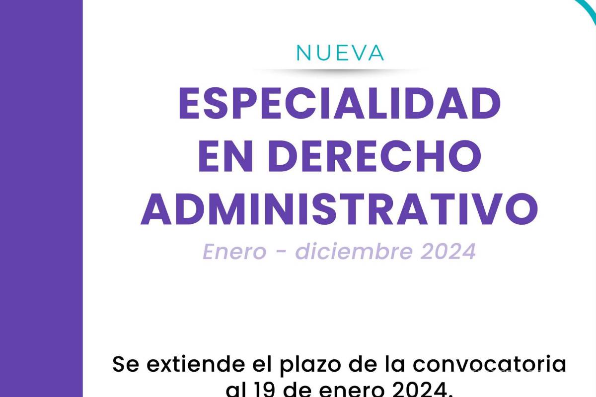 Saltillo: Amplía la AIDH plazo para proceso de selección de ingreso a la especialidad de Derecho Administrativo