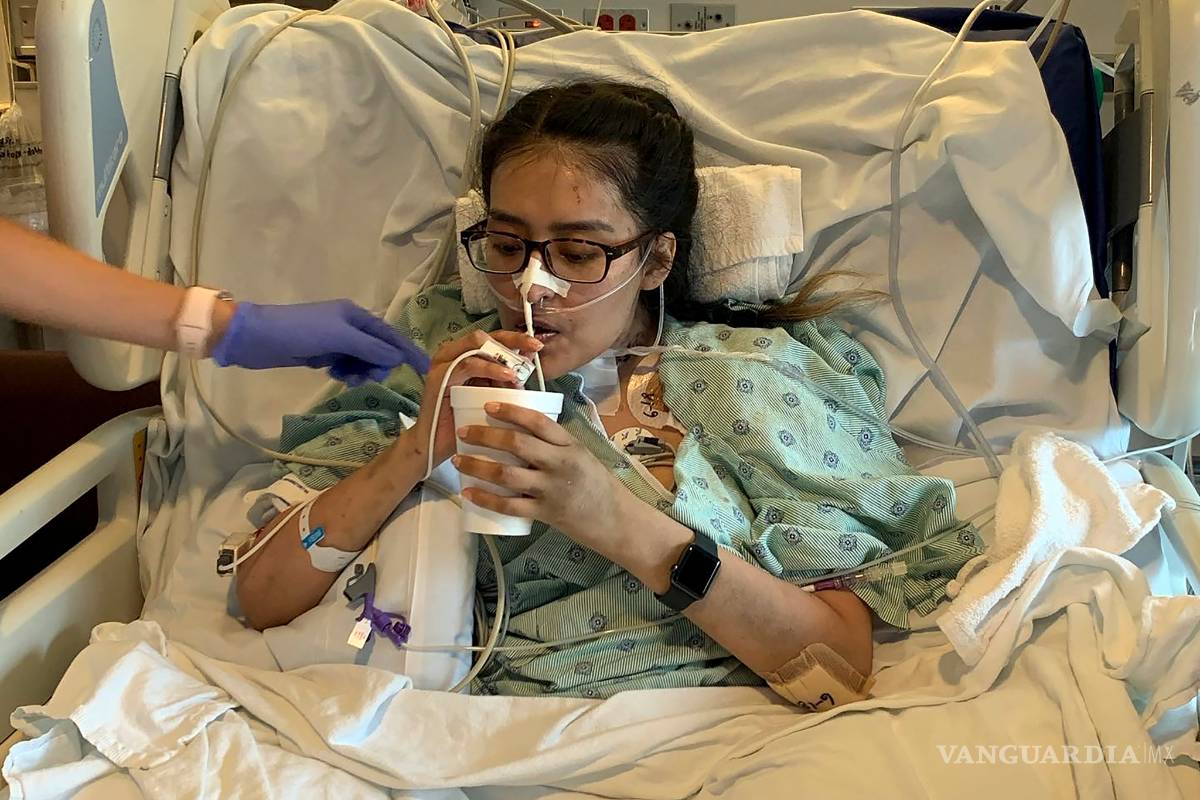 Una paciente de COVID-19 es dada de alta tras recibir un extraordinario trasplante doble de pulmón