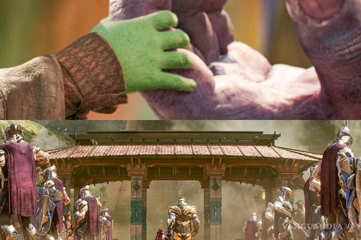 $!Padre e hija hacen tierno cosplay de Thanos y Gamora
