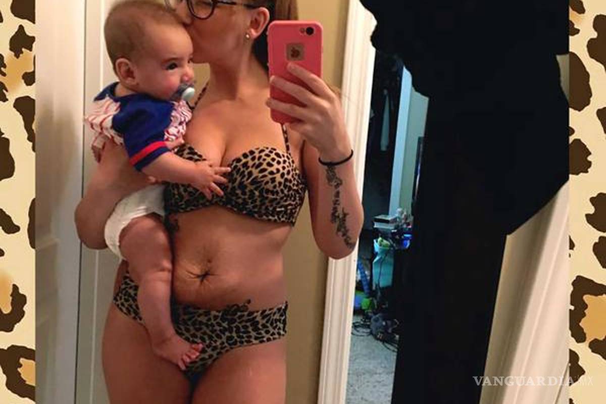 Critican a mujer por usar bikini después de dar a luz, así respondió