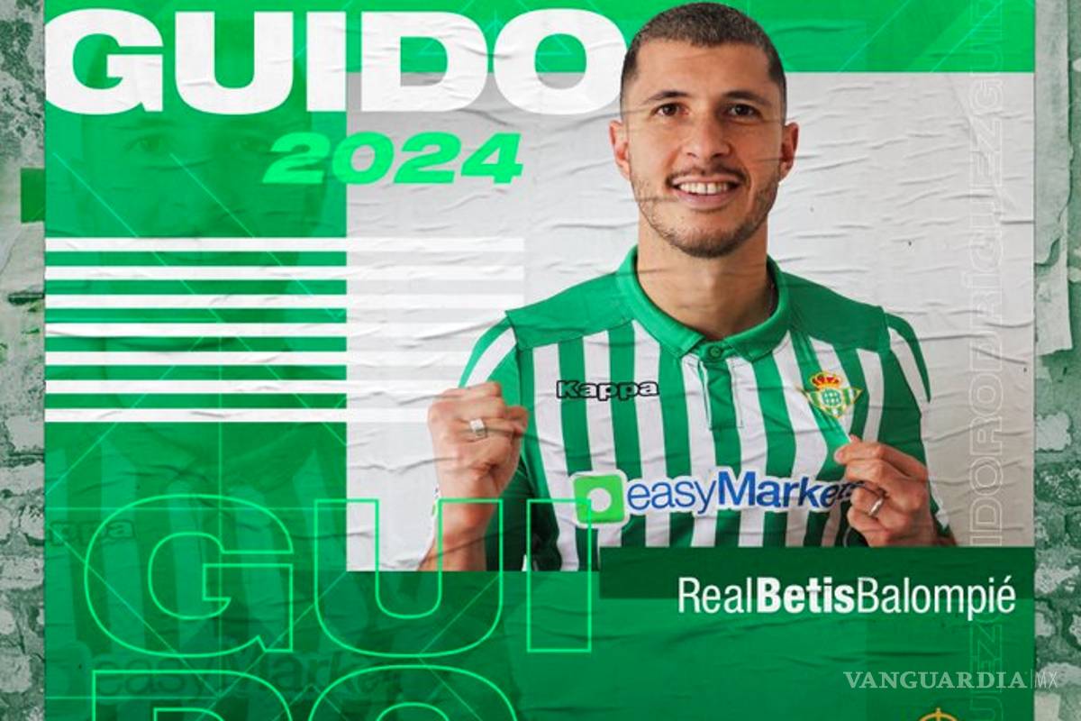 Betis hace oficial la llegada de Guido Rodríguez