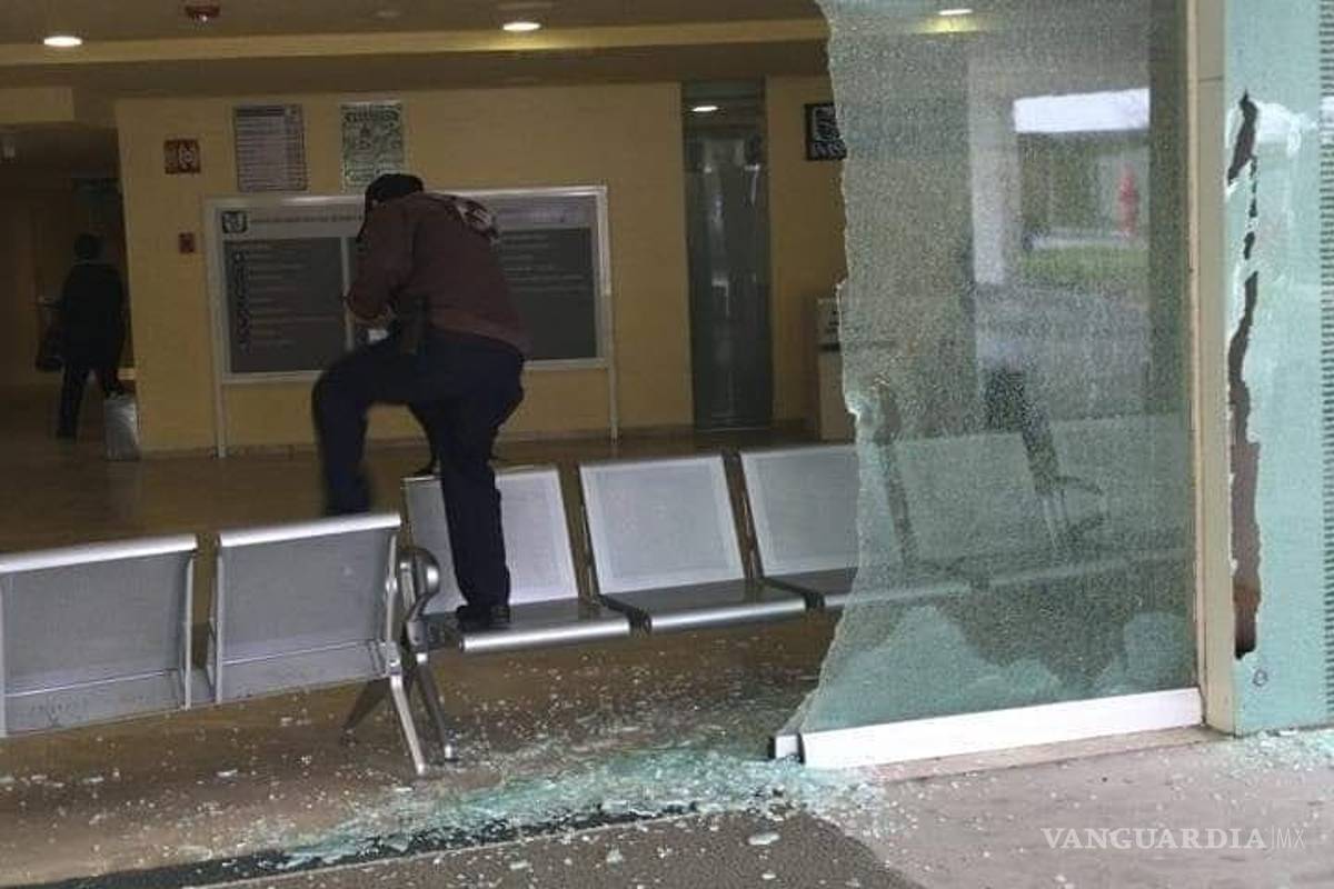 Viven momentos de pánico por balacera en hospital del IMSS en Reynosa