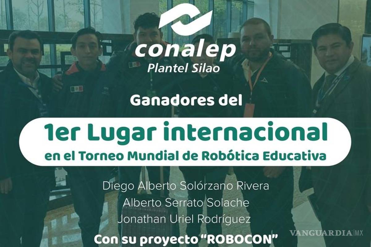 $!Estudiantes de Conalep triunfan en concurso de robótica en China