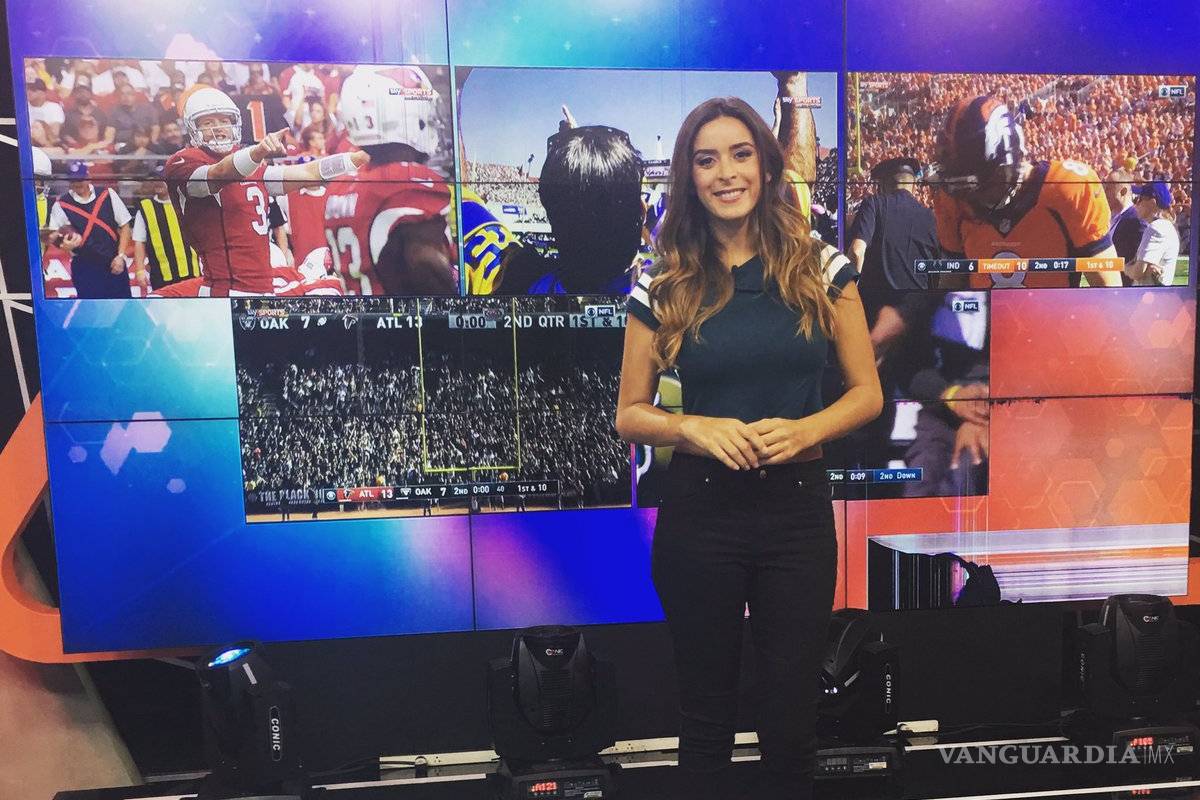 La sensual conductora que será la rival de Inés Sainz en las transmisiones de NFL (fotogalería)
