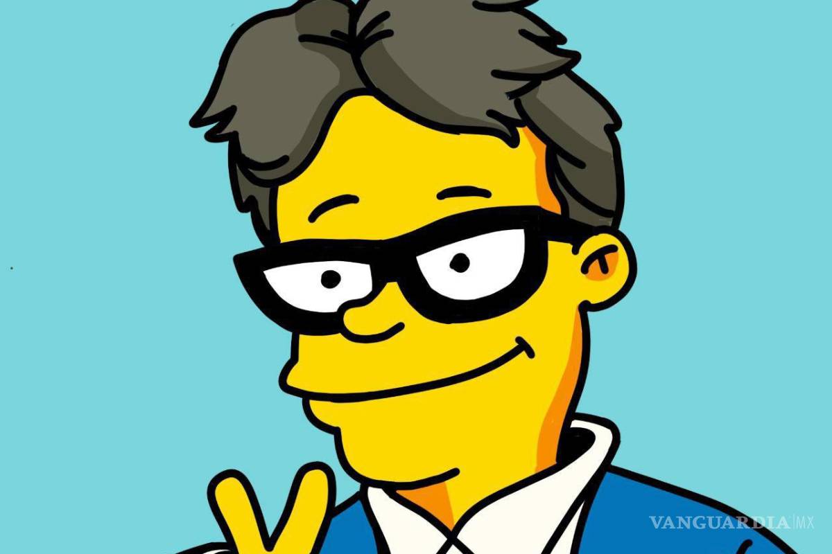 Ricardo Monreal se transforma en un personaje de Los Simpson