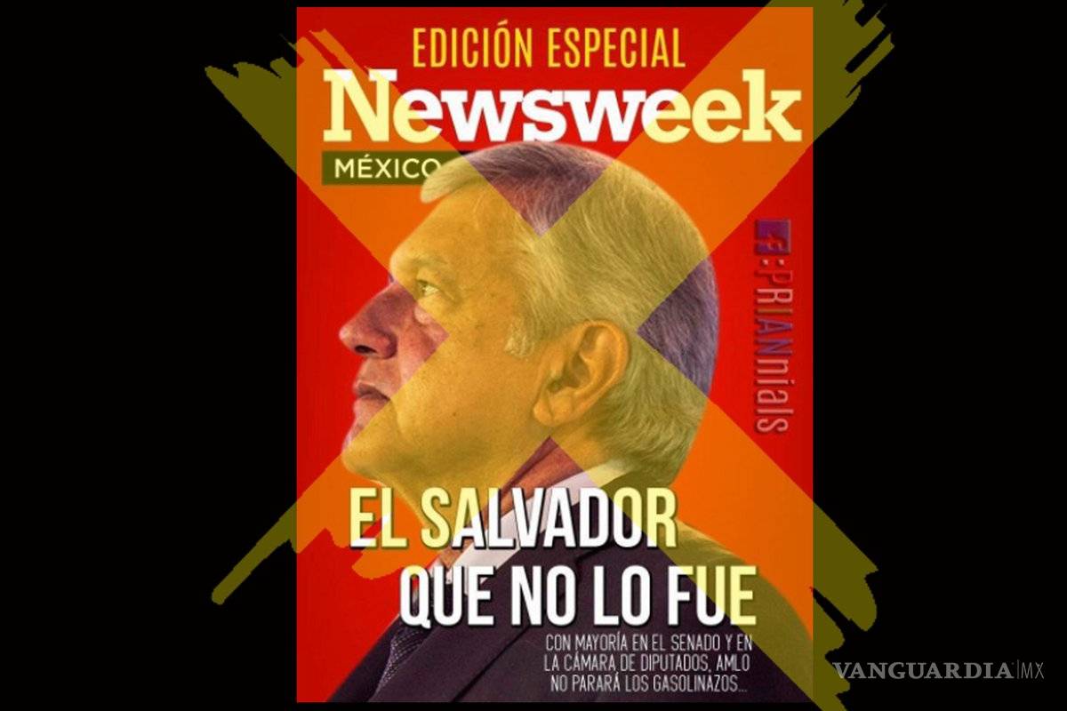 Newsweek desmiente portada que ataca a AMLO: es falsa