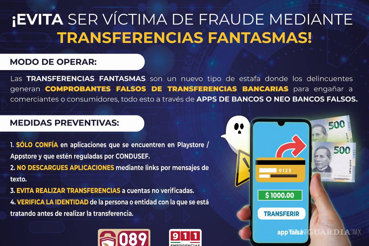 $!Transferencias fantasma: Alerta por depósitos enviados desde Estados Unidos