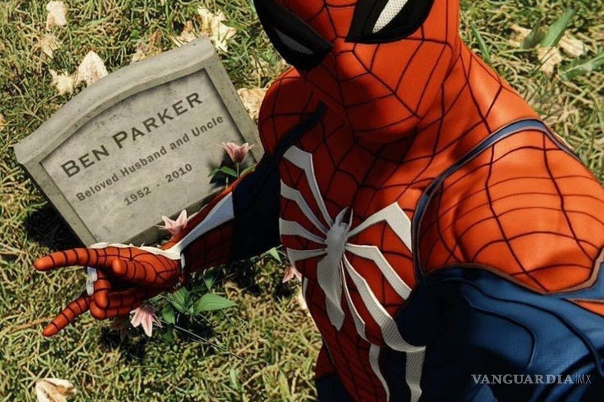 Gamers 'se toman selfie' en tumba de Ben Parker, el tío de Spider-Man