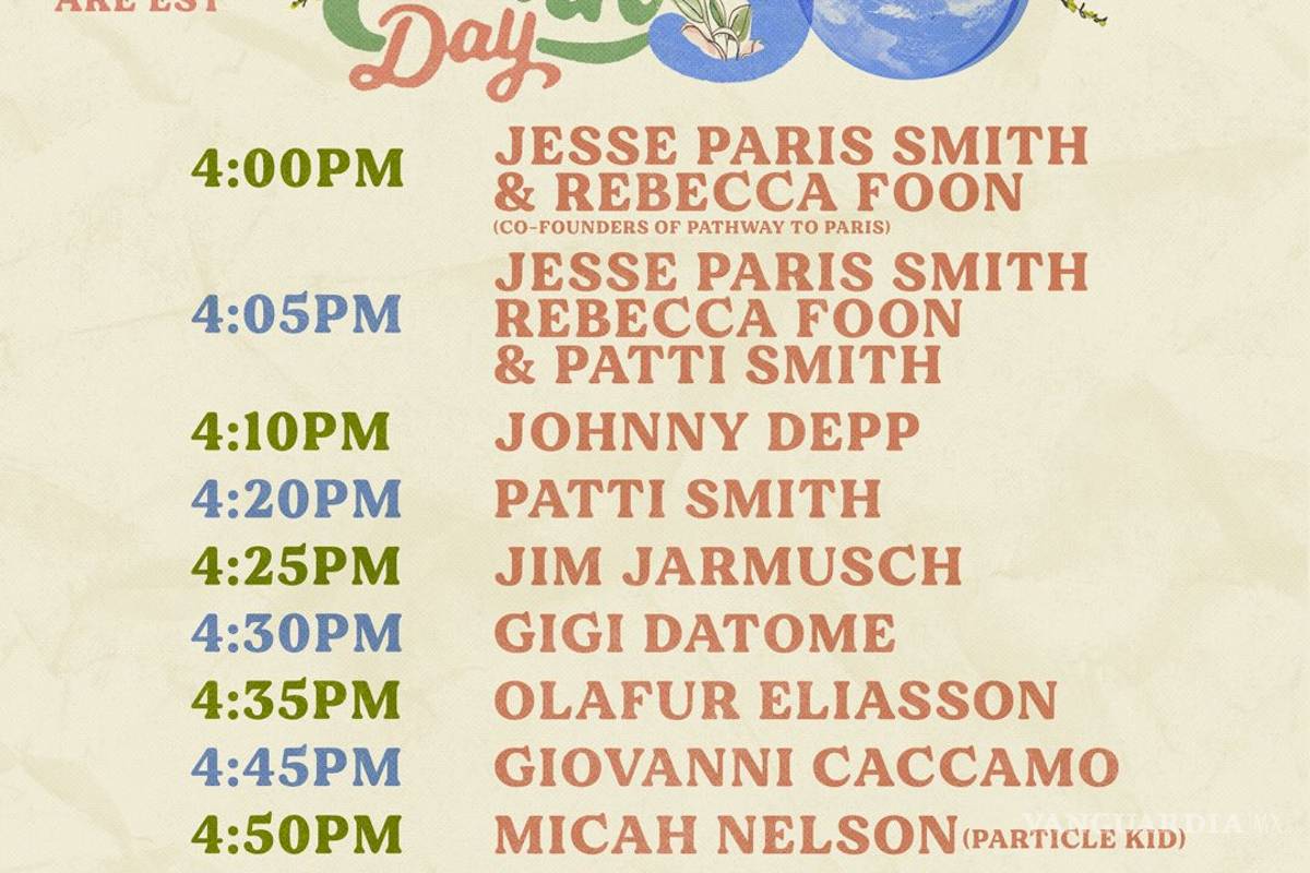 $!Patti Smith le canta a la Tierra... y a Johnny Depp