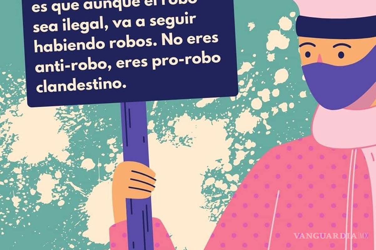 $!‘Ya que estamos legalizando delitos’; página de Facebook difunde ilustración ‘a favor del robo’
