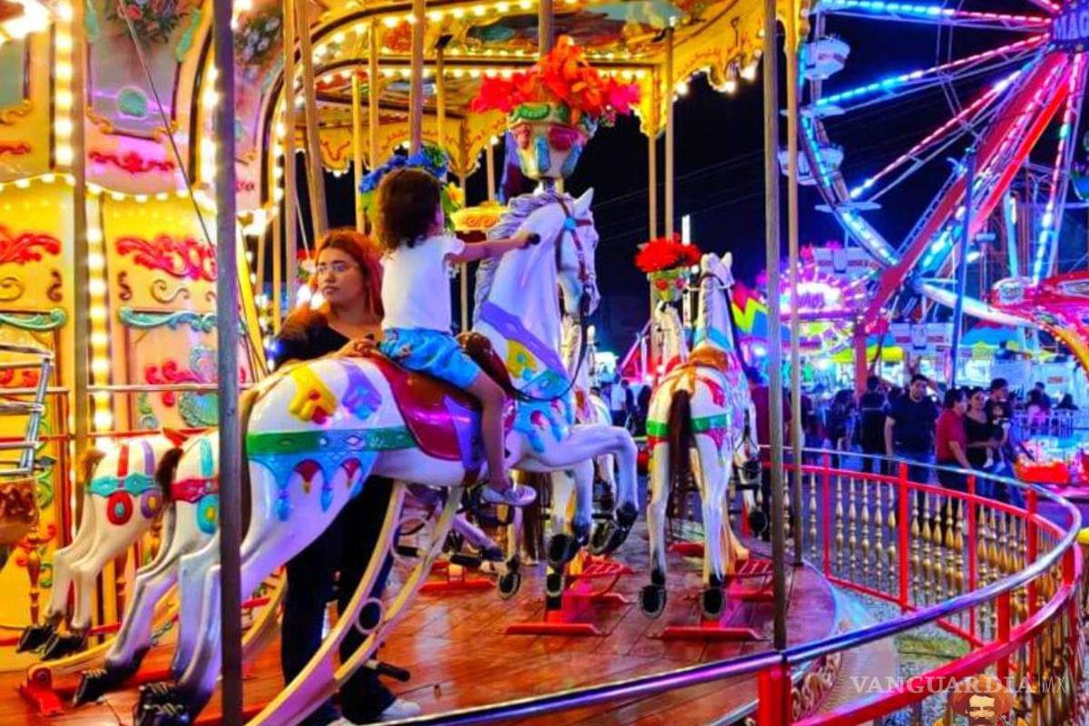 Vive la adrenalina en la Feria Saltillo con Espectaculares García y sus increíbles juegos mecánicos