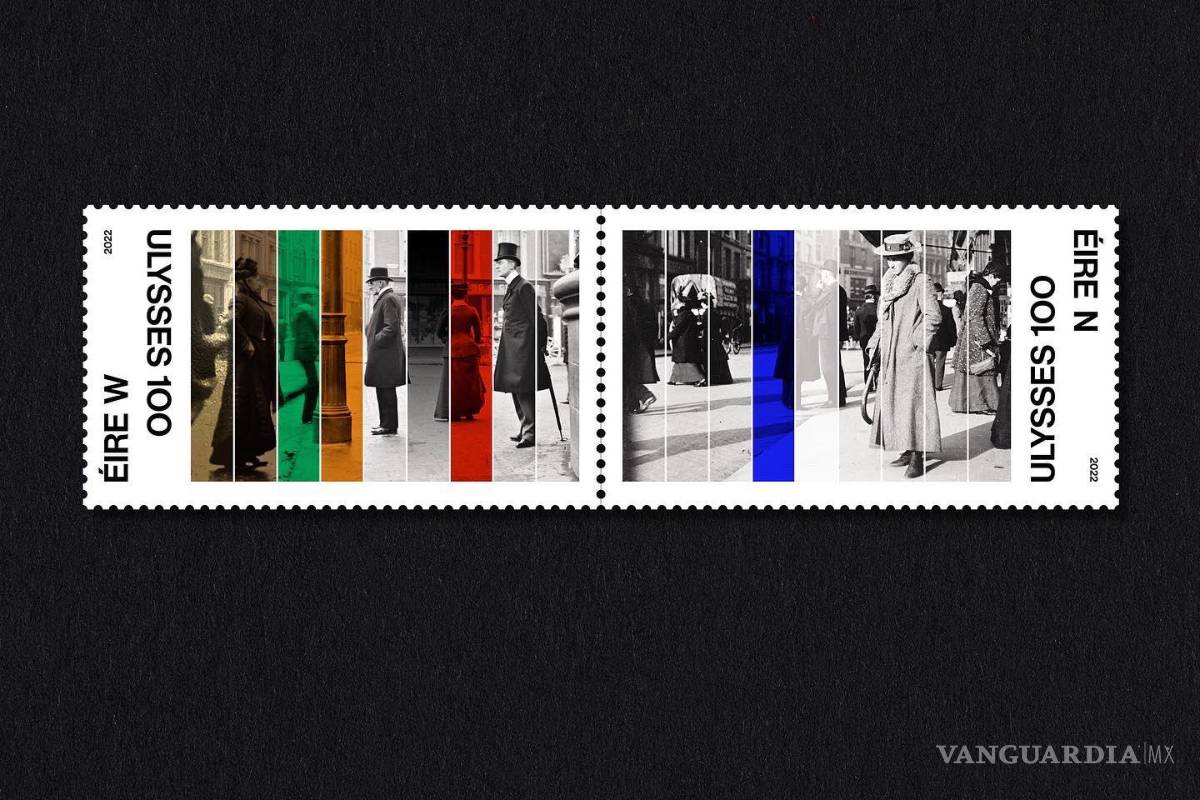 Irlanda conmemora con dos timbres el centenario de la publicación de “Ulises”, James Joyce