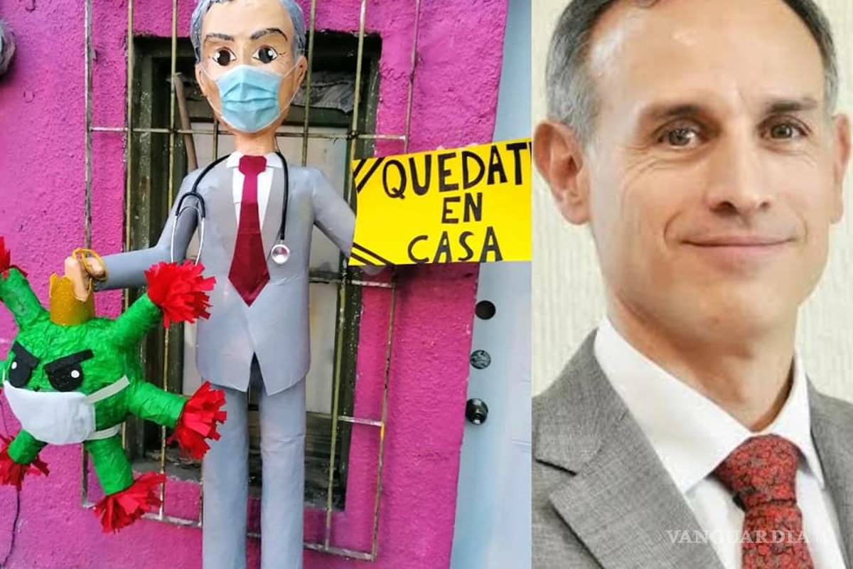 Piñata de Hugo López-Gatell se hace 'viral' en redes