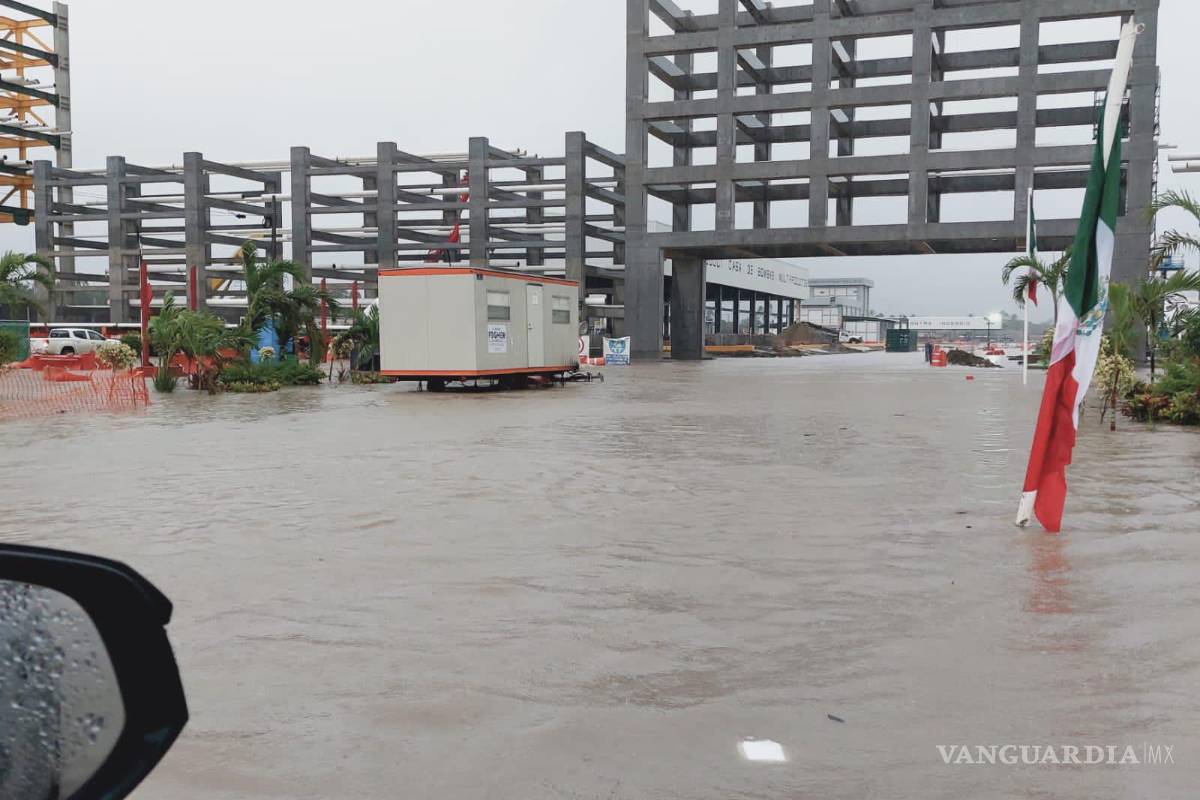 Dos Bocas sí se inundó, critican a Rocío Nahle por no mostrar imágenes reales