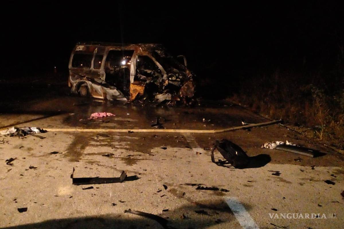 Choque en la Chetumal-Felipe Carrillo Puerto dejó 9 muertos, entre ellos tres menores
