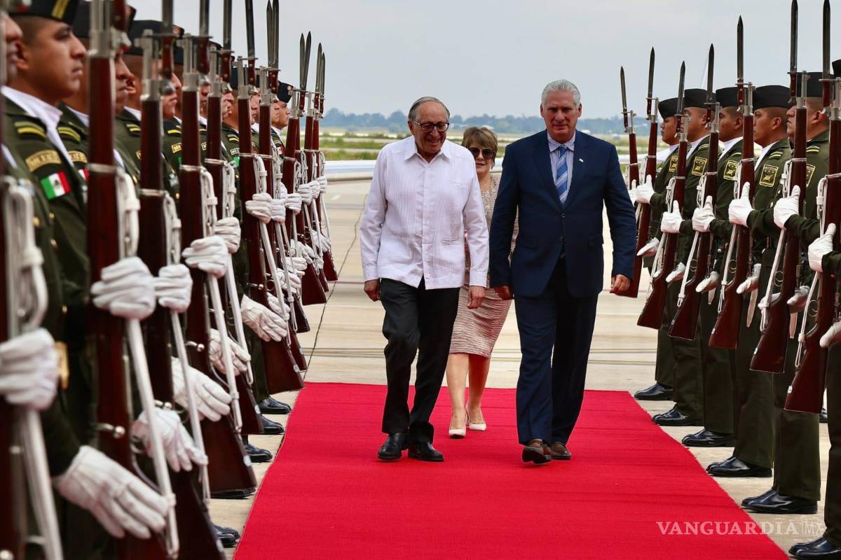 Llega a México Miguel Díaz-Canel, presidente de Cuba, para la toma de protesta de Claudia Sheinbaum