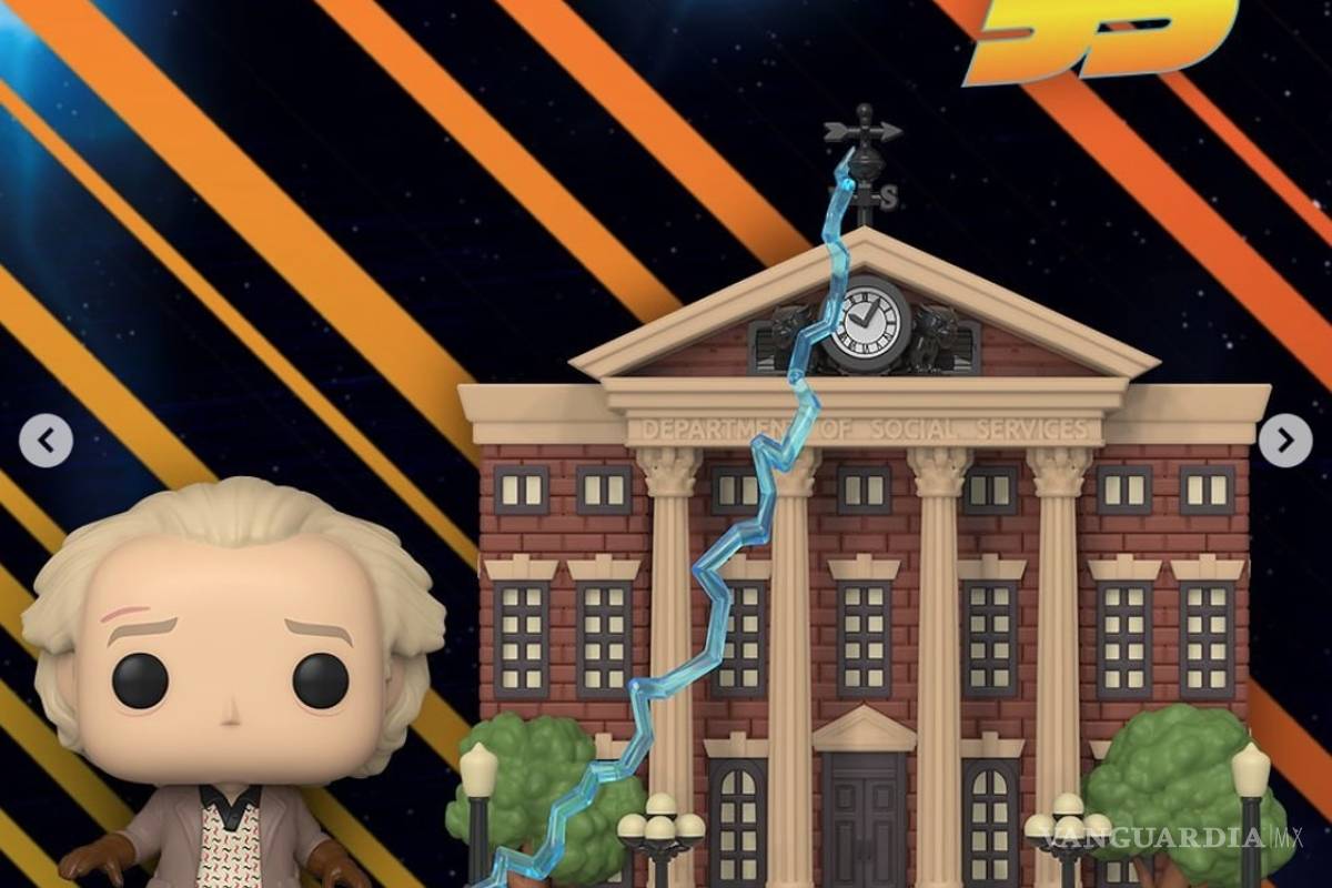$!¡Llegaron del futuro! Presentan Funko Pop por el 35 aniversario de Volver al futuro