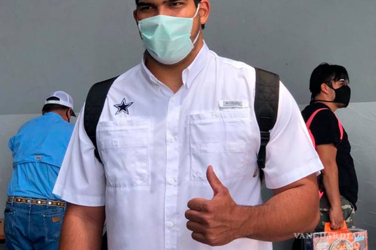 Isaac Alarcón ya está en Dallas para incorporarse con los Cowboys a los entrenamientos