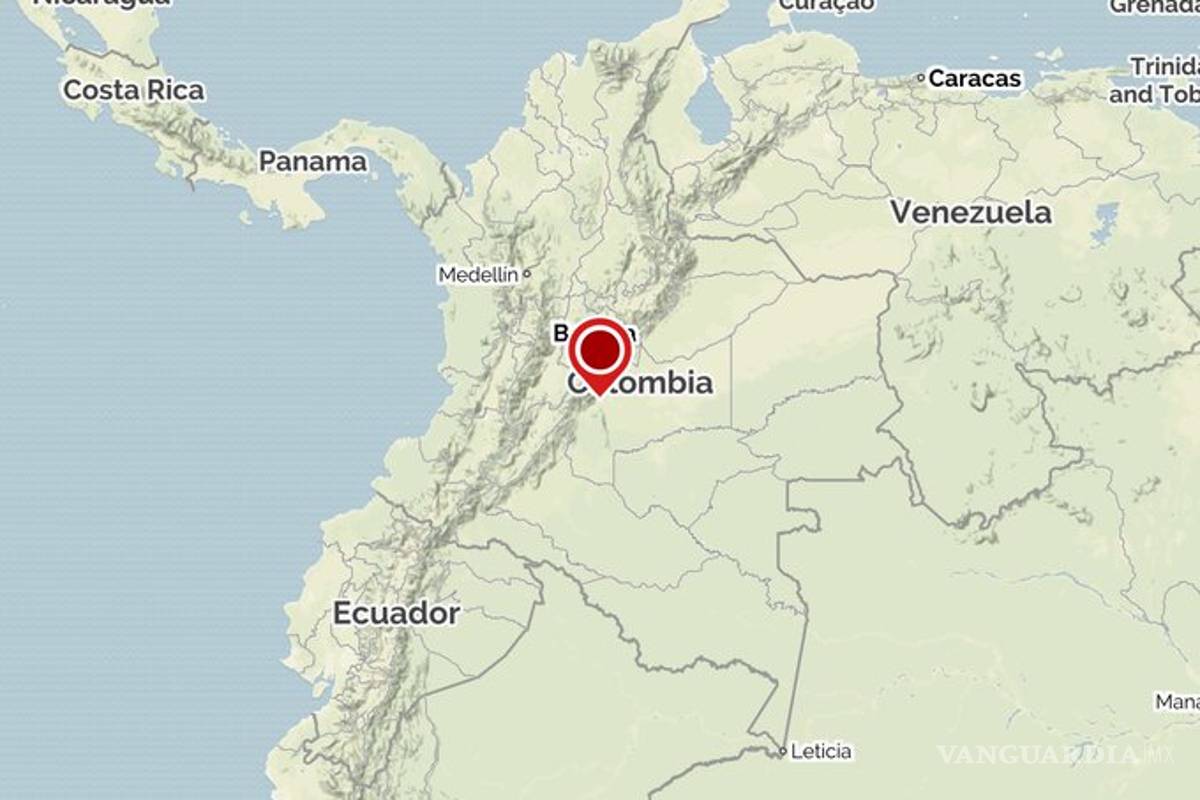 Sismo de magnitud 6 sacude Colombia; no hay reporte de algún daño