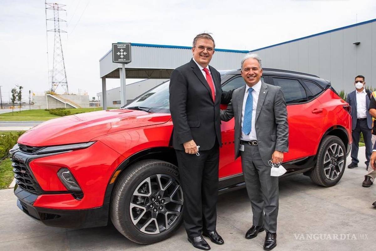 Llegará Blazer EV de Ramos a 45 países: Marcelo Ebrard