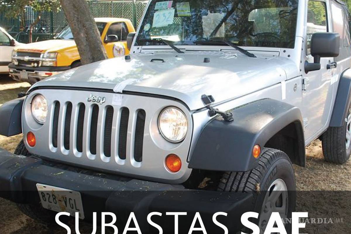 SAE publica convocatoria para subasta de vehículos