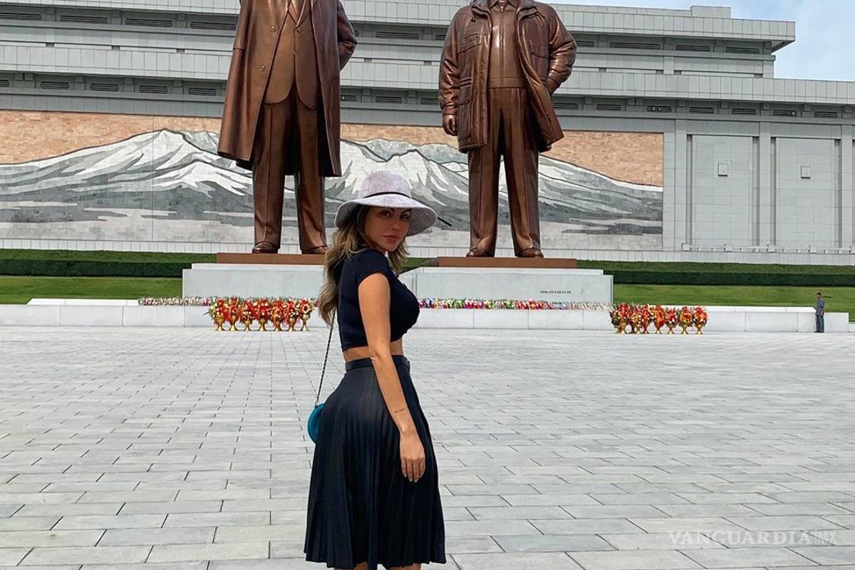 'Modelo' brasileña hace polémica por fotografías prohibidas en Corea del Norte