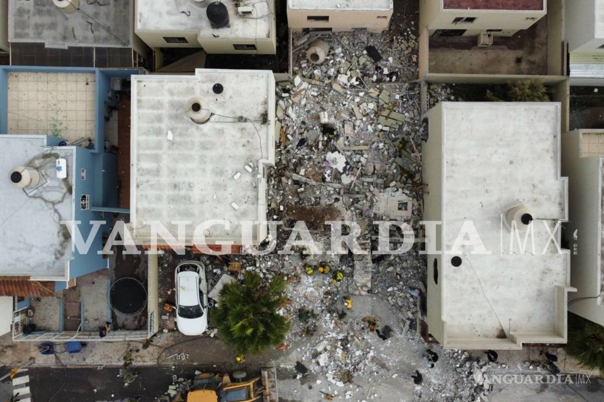 Revisarán estructura de hogares aledaños a explosión en vivienda de elementos de la FGE Saltillo