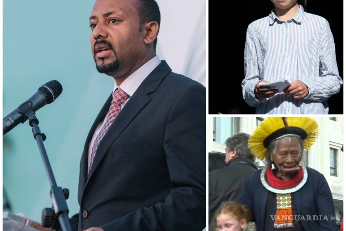 Greta Thunberg, Raoni Metuktire y Abiy Ahmede, favoritos al Nobel de Paz
