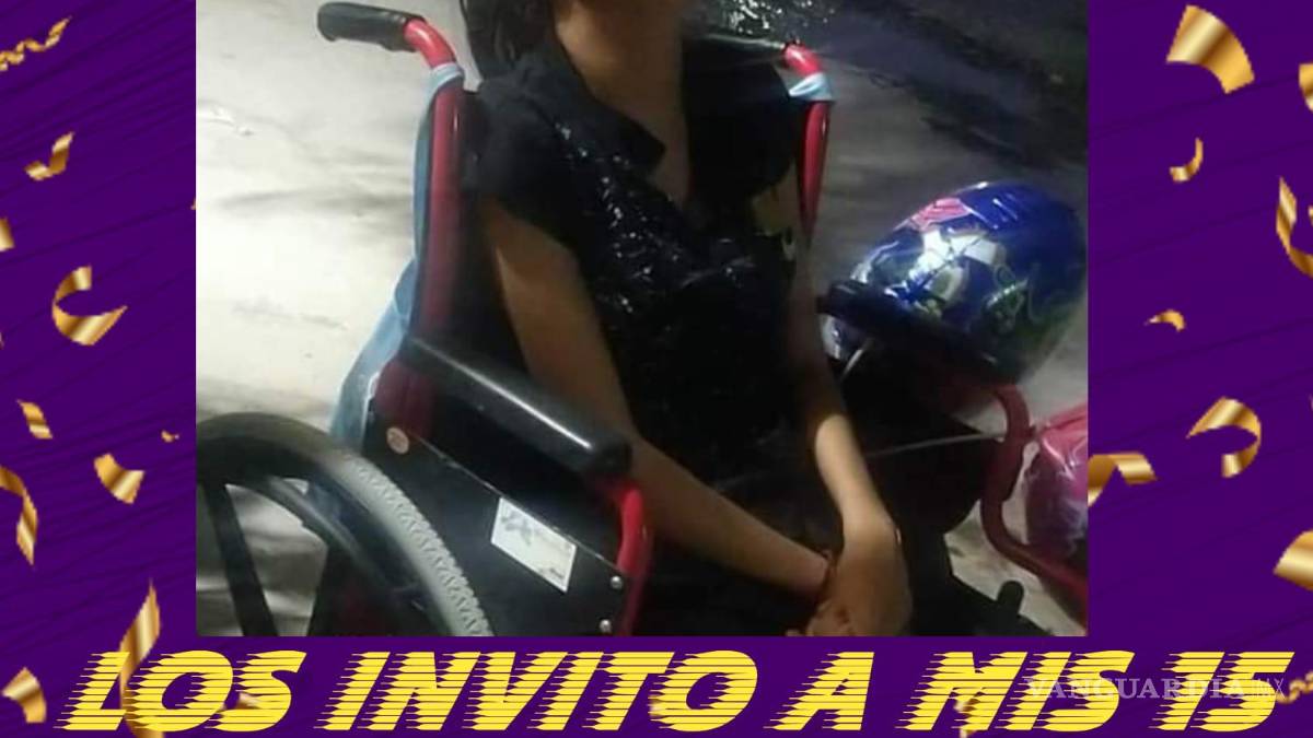 Taxistas de Saltillo sorprenden con fiesta de XV años a joven con discapacidad