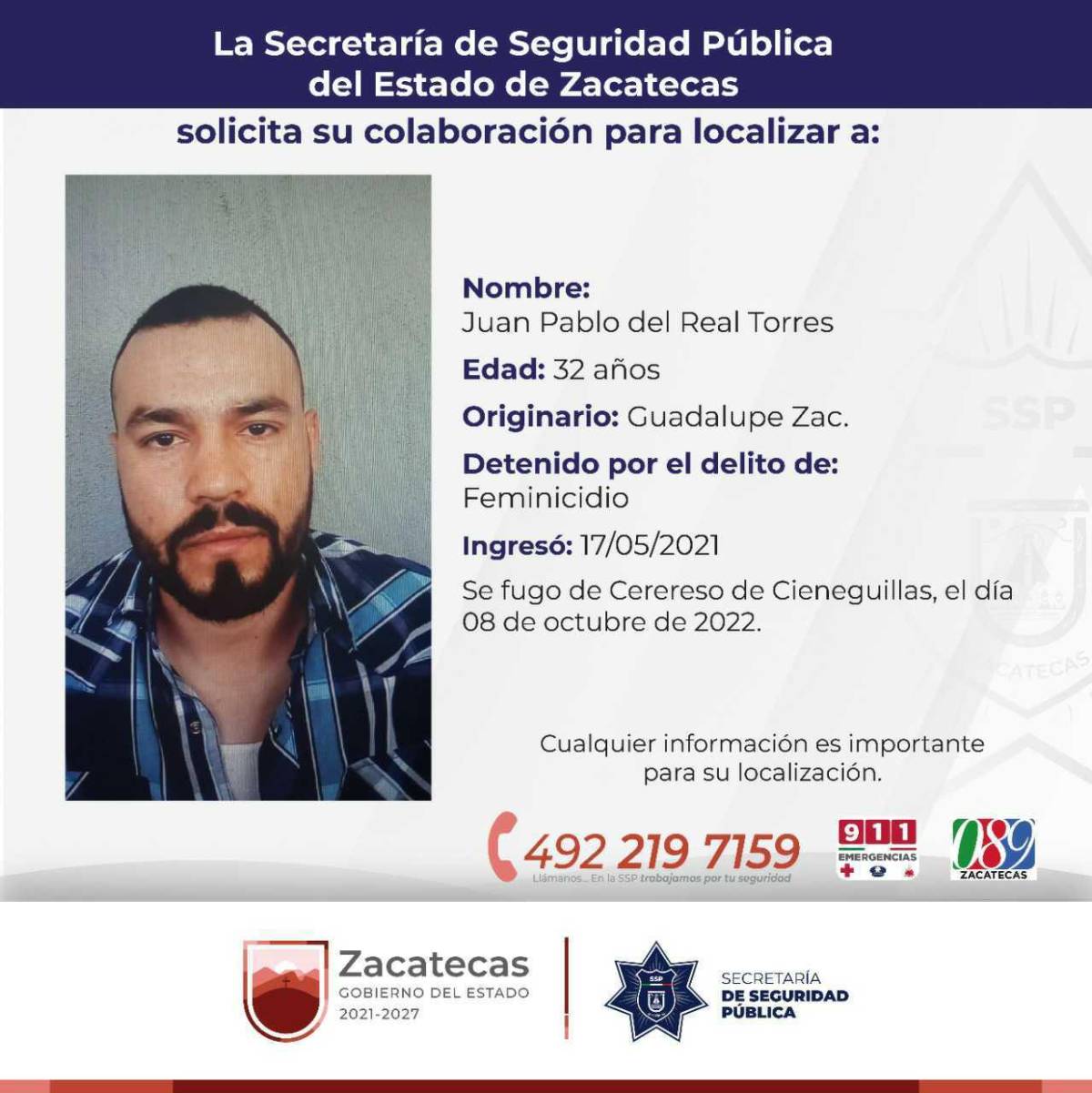 $!Se busca por feminicidio.