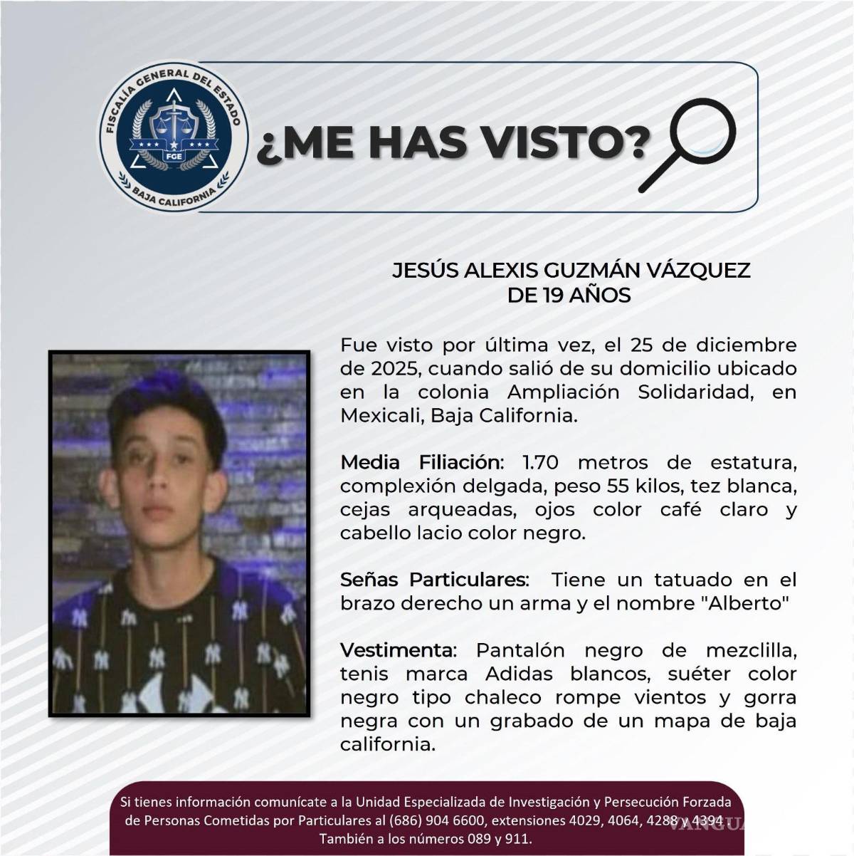 $!Joven de 19 años fue torturado y asesinado; hallan indicios de ritual en crimen ocurrido en Mexicali