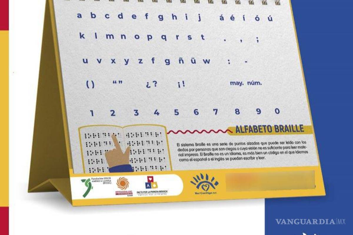 $!Descubre el primer Calendario Braille interactivo de Ver Contigo. Con meses y días en relieve, este almanaque único en el país facilita la vida cotidiana y apoya la educación de quienes viven con discapacidad visual.