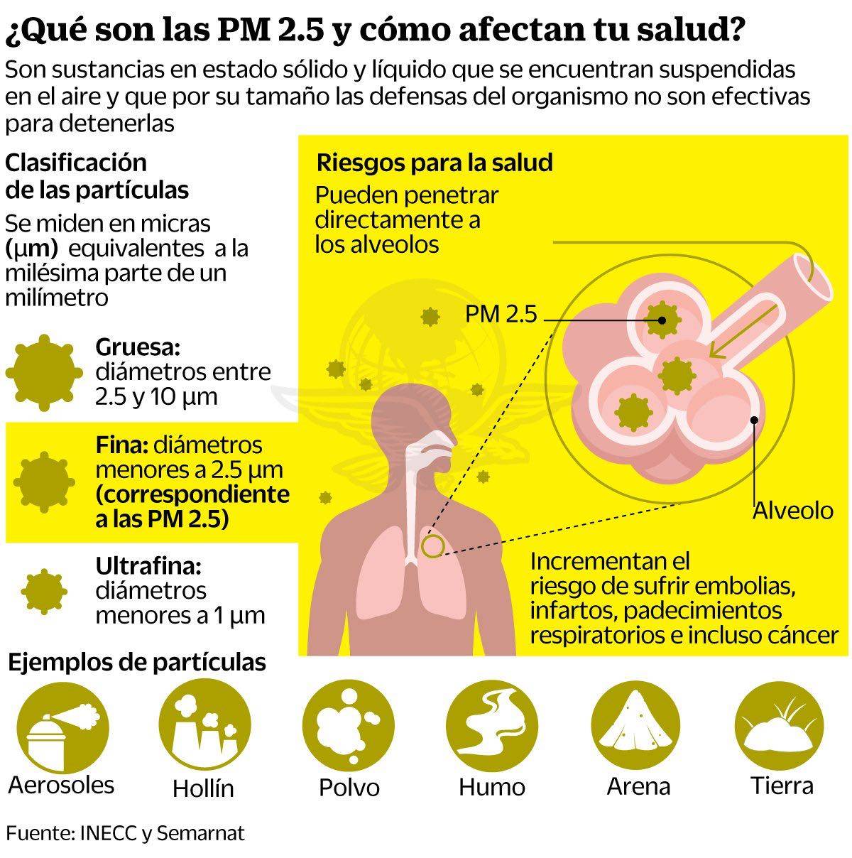 $!Partículas PM2.5 ¿Qué son y porqué activaron la contingencia ambiental en CDMX?
