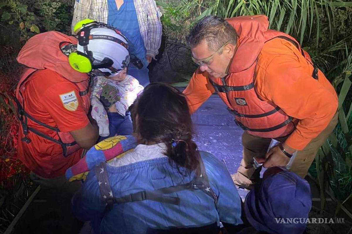 Piedras Negras: Rescatan a familia guatemalteca extraviada tres días en el Río Bravo (video)