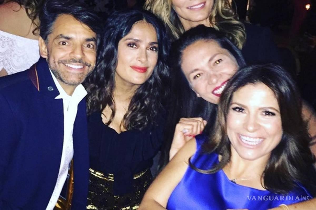 Salma Hayek celebra su cumpleaños junto a Eugenio Derbez