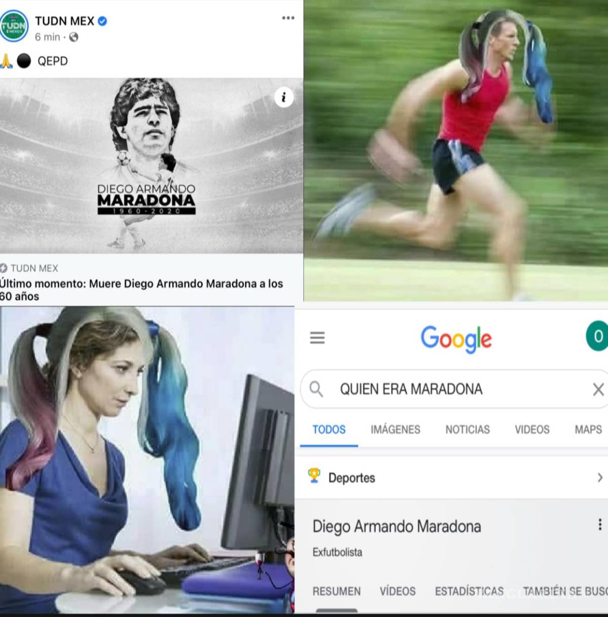 $!En redes sociales no perdonan; los memes de la muerte de Maradona