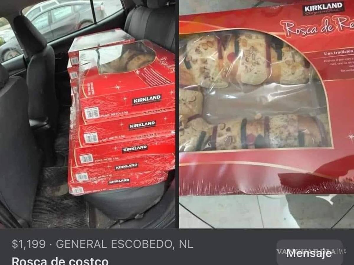 $!Revenden hasta en 2 mil pesos las Roscas de Reyes de Costco.