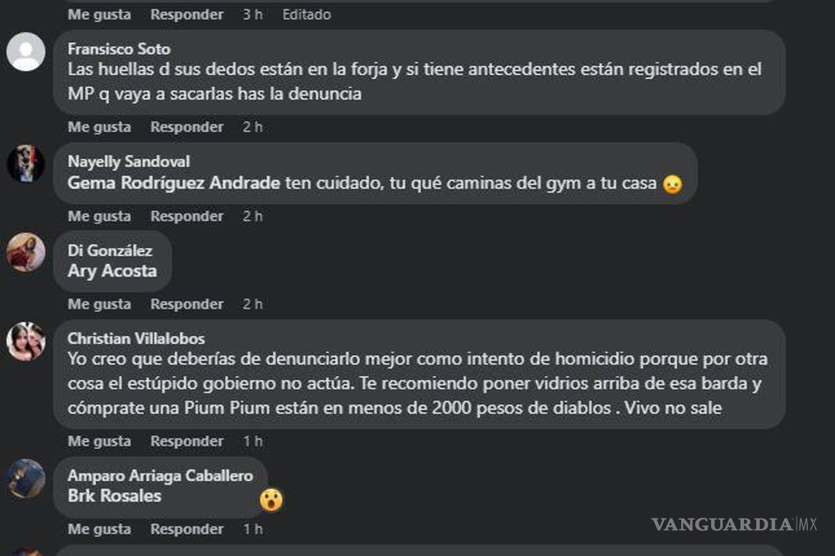 $!Usuarios se unen a búsqueda de presunto violador en Saltillo; exigen mayor seguridad en colonias.