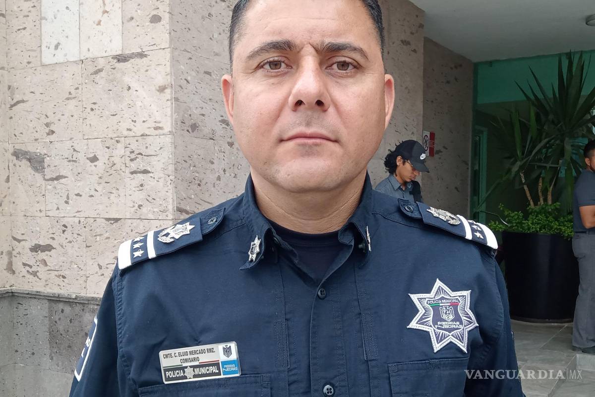 Piedras Negras fortalecerá su fuerza policial con 100 nuevos elementos, anuncia comisario