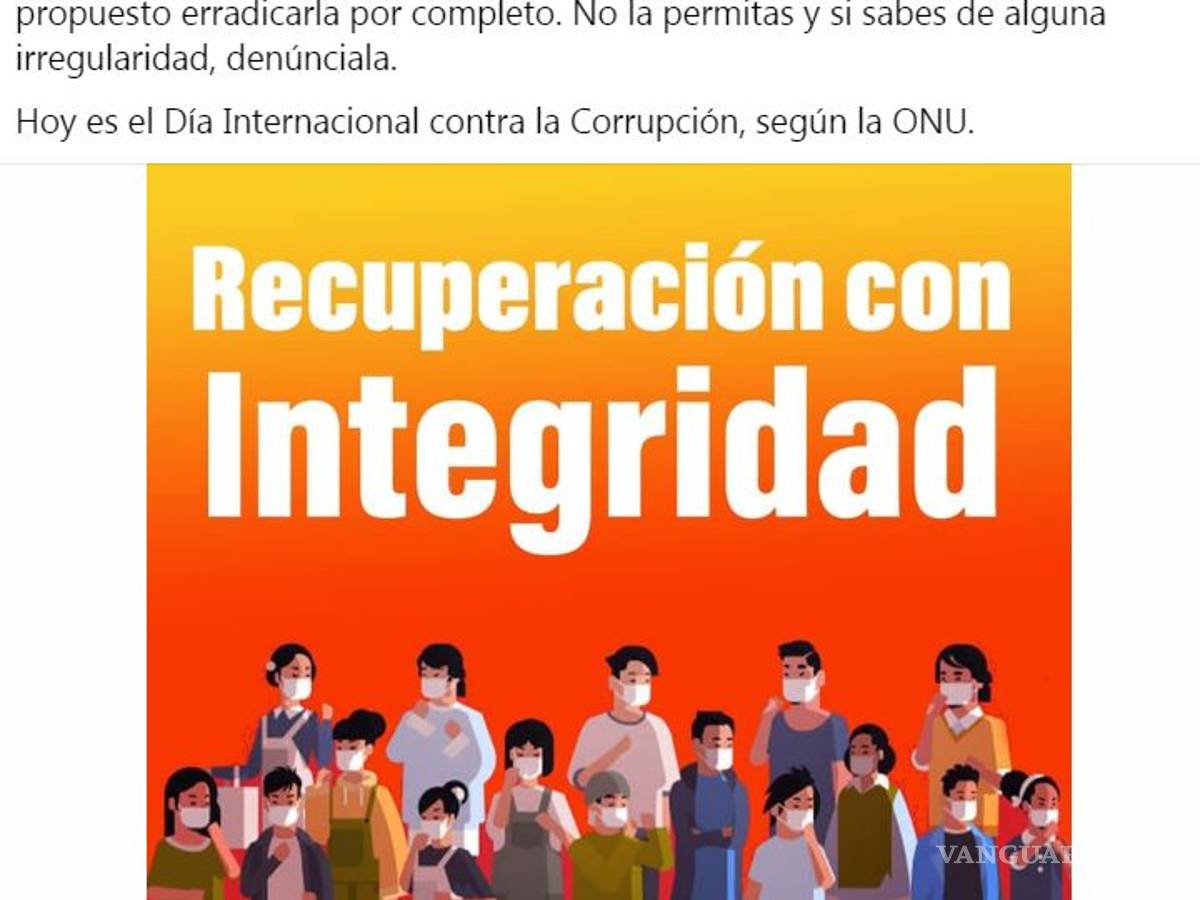 $!Gutiérrez Müller pide denunciar actos de corrupción en medio de críticas a AMLO por contratos de su prima